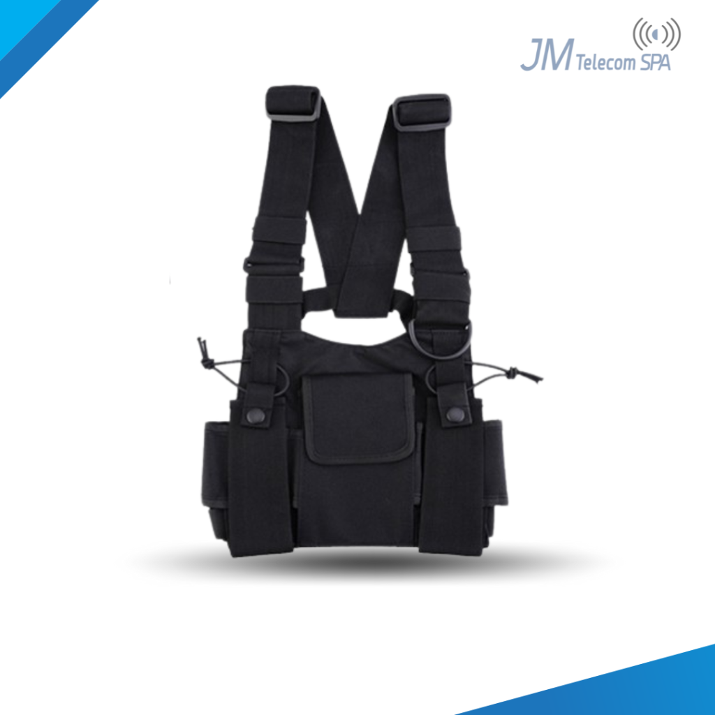Pechera para radio portátil